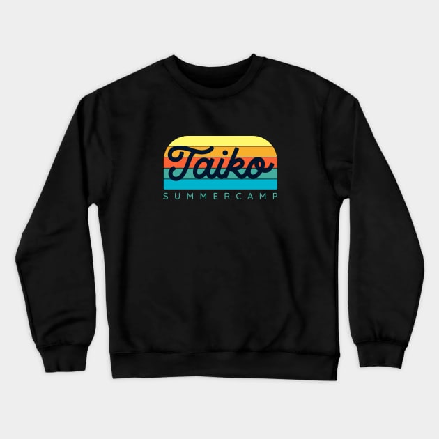 Cool Taiko Summer Camp for Kids Men Women Taiko Drummers Crewneck Sweatshirt by BonnaVida